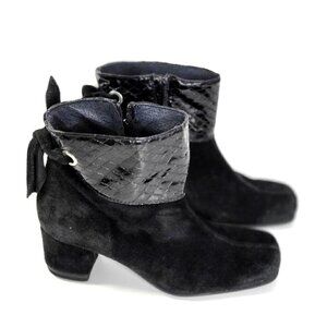 Shoe be Do Suede Ankle Boots Womens Size  4 EU 34 Made in Italy